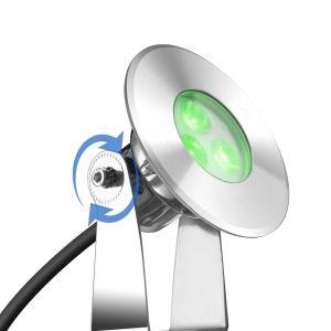 SS316L VDE 130ma LED Spike Light 3W 90lm IP68 SMD3535