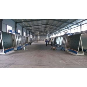 Large Capacity Vertical Glass Washing Machine With Plc Control System
