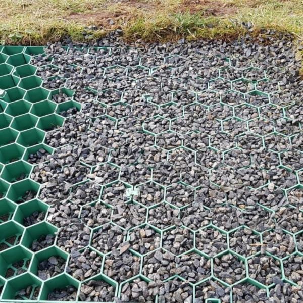 Durable Eco-Friendly HDPE Grass Grid Paver for Driveways, Garden Landscaping,