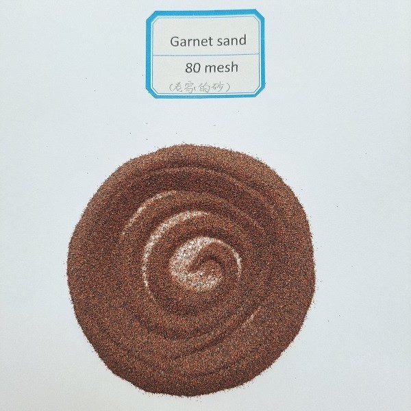Buy CNC waterjet cutting Abrasive medium Garnet sand mesh 80 at wholesale prices
