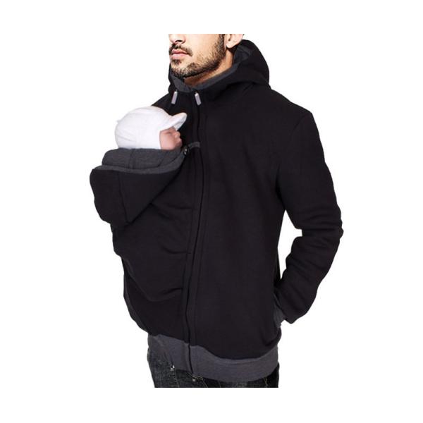 Buy Custom Baby Carrier Winter Jacket , Mens Babywearing Coat With Hood at wholesale prices