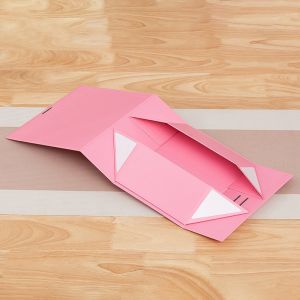 Square Recycled Materials Custom Folding Magnetic Rigid Box for Personalized