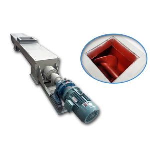 Carbon Steel Continuous Dia 400mm trough screw conveyor