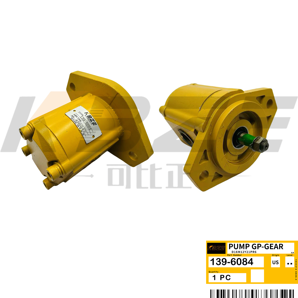 KBZE BRAND CAT IT38G 938G 950G CA1396084 139-6084 1396084 HYDRAULIC GEAR PUMP