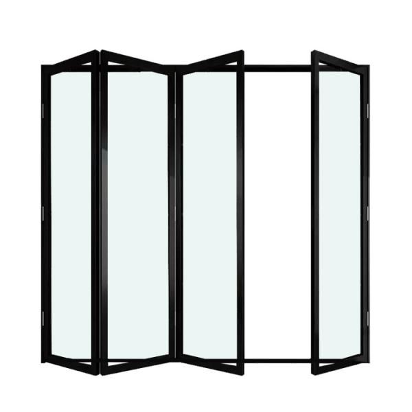 Buy Anodizing alu 1.4mm 9A Folding Glass Patio Doors at wholesale prices