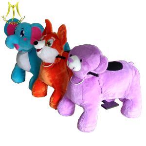 Hansel amusement park games for mall and plush children ride on animals with