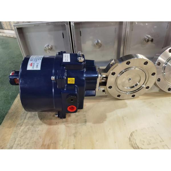 Electric High Vacuum Rated Stainless Steel Butterfly Valve For Food And Beverage