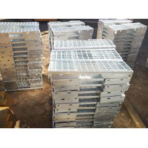 Q235 Hot Dipped Galvanized 255/30/100 Steel Stair Treads Grating