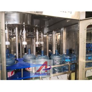 Automatic 5 Gallon 18.9L Bottle Barrel Water Washing Filling Capping Machine