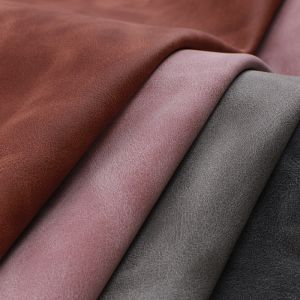 High Grade PU Shoe Leather Faux Leather Yangbuck Wear Resistant