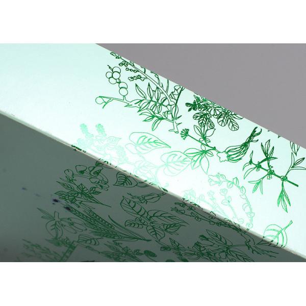 Cosmetic Custom Product Packaging Box , Custom Retail Boxes With Green Gold Stamp