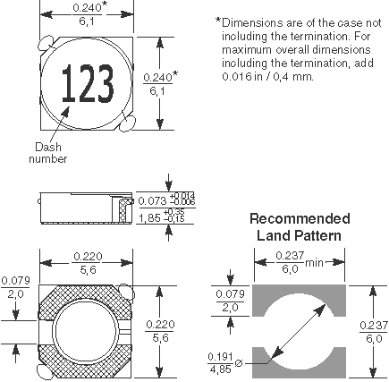 MSS6122-472MLC Shielded SMD SMT Power Inductor For DC DC Driver