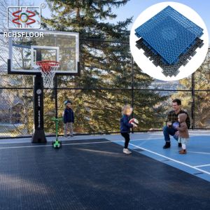 Quality 1000 Pieces PP Interlocking Tiles For Gym Basketball Court for sale