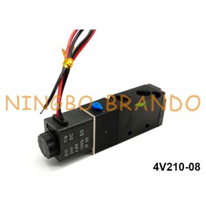 5 Way 2 Position Pneumatic Solenoid Valve Airtac Type 4V210-08 24V DC