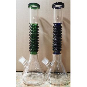 12.5Inch Freezable Thick Glass Water Bongs 5mm With 14mm Bowl