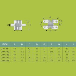 china furniture hardware manufacture, concealed flap hinge