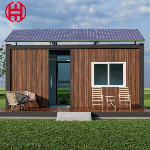 Modern Apartment Design Style Prefabricated Modular Container House with Solar