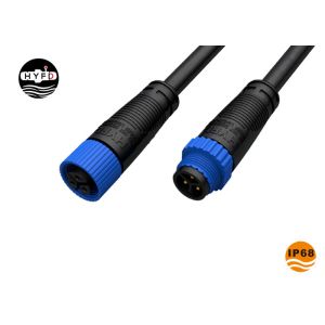 China 3 Pin IP68 Overmolded M15 Connector Molded With Cable on sale