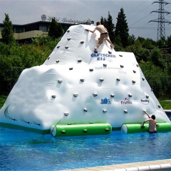 Buy Durable Inflatable Water Game Toys / Inflatable Floating Iceberg at wholesale prices
