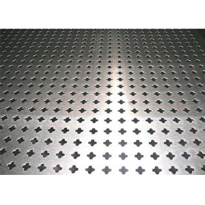 China Decorative Perforated Metal Sheet with Four Star Hole Shaped Rust Resistant on sale