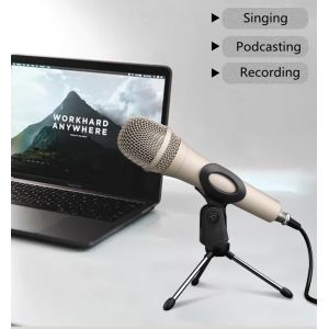 XLR Cable Handheld Condenser Microphone Youtube Podcasting Gaming Microphone