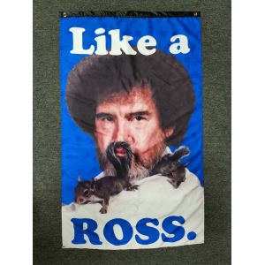 Customized Square Polyester Cloth Wall Banners For Rooms Decoration