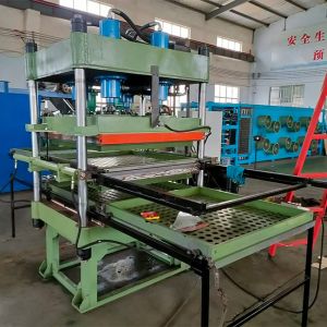 Powder Rubber Tile Making Machine Hydraulic Rubber Moulding Press