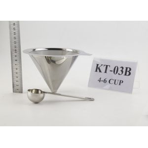 Coffee Maker Gift Set With Large Eco - Friend Fine Mesh Coffee Dripper For 4-6