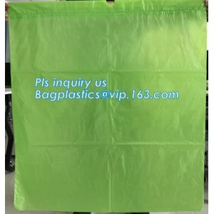 Drawstring medical biohazard waste disposal supplies LDPE plastic autoclave bags