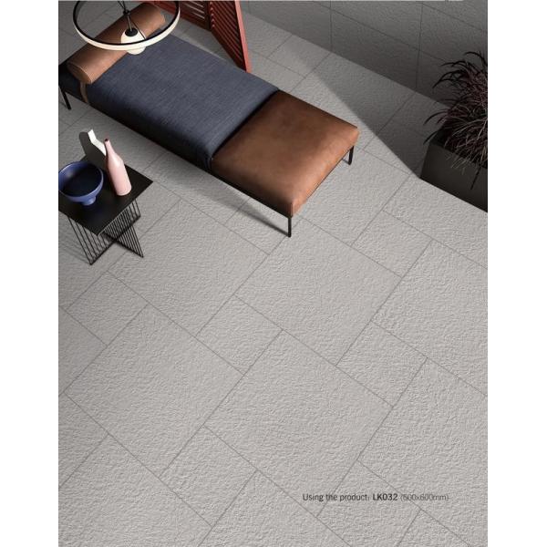 Light Gray Vintage Full Body Porcelain Tiles 60x60cm Indoor Wall