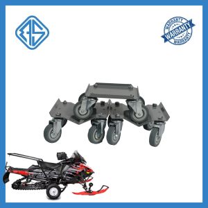 China Sled Snowmobile Mover Dolly Garage Solid Rubber Wheel 1500 Pounds Mover Bend on sale