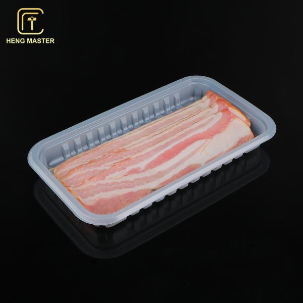 Buy White Transparent Supermarket Disposable Fruit Tray PP Plastic at wholesale prices