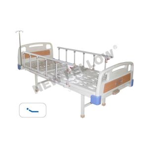 Manual Single - Crank Medical Hospital Beds With Aluminum Alloy Guardrail