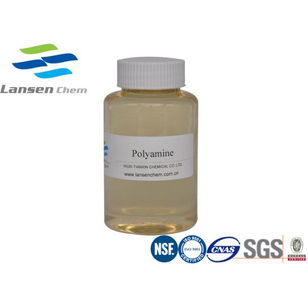 Light Yellow Liquid Polyamine Flocculant Purification Waste Water Treatment