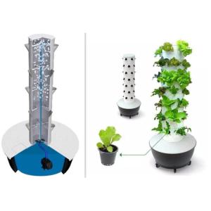 Quality Hydroponic Vertical Tower System For Vegetables Agriculture Tower Planter for sale