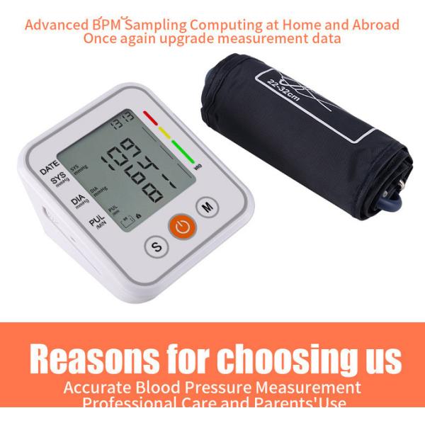 Smart LCD Digital Display Blood Pressure Monitor With Large Volume Voice Reporting