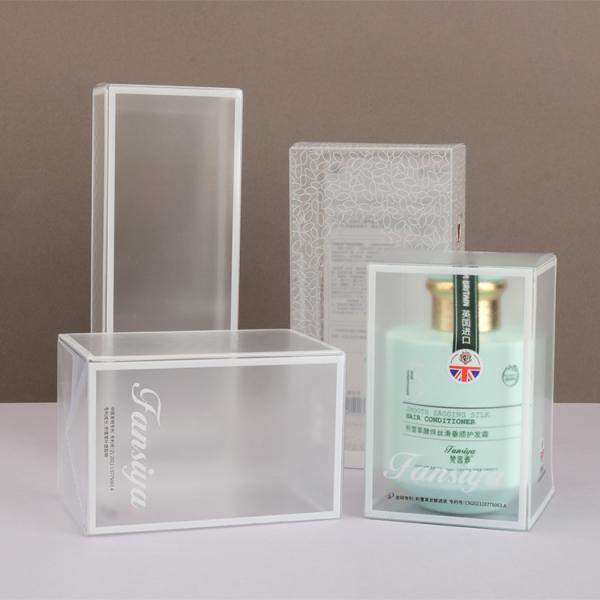 Custom Printed Cosmetic Frosted Transparent Plastic Box Skin Care PP Folding Box Packaging