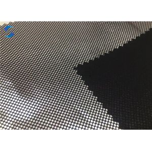 Plain Dyed 55gsm 210T Polyester Taffeta Fabric Silver Coated