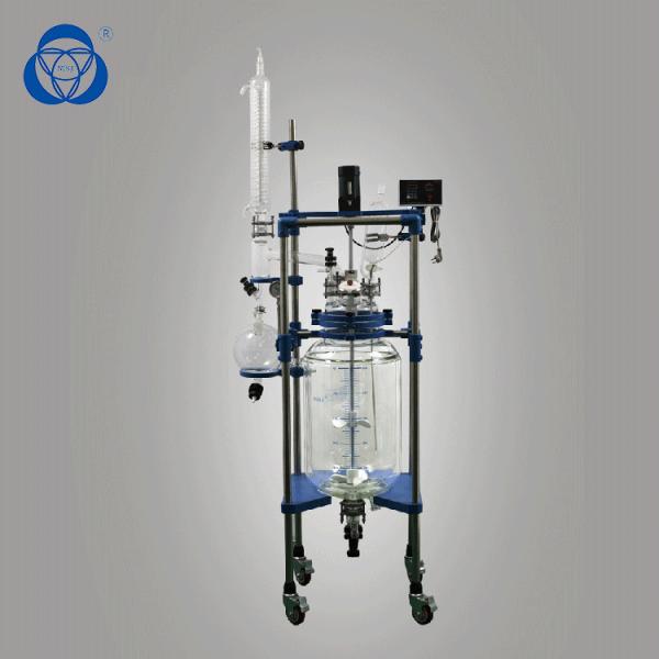 Pharmaceutical High Pressure Glass Reactor Explosion Proof Design Smooth