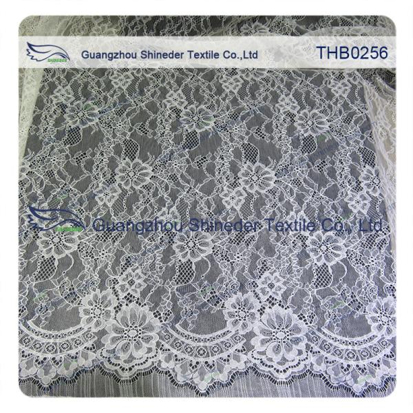 1.45*3 Meters size nylon chantilly lace trim for fashion & wedding dress