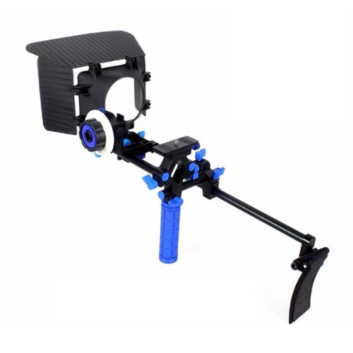 Buy Dslr rig kit with Shoulder Rig + Follow Focus +Matte Box Can Be Installed on The Tripod at wholesale prices
