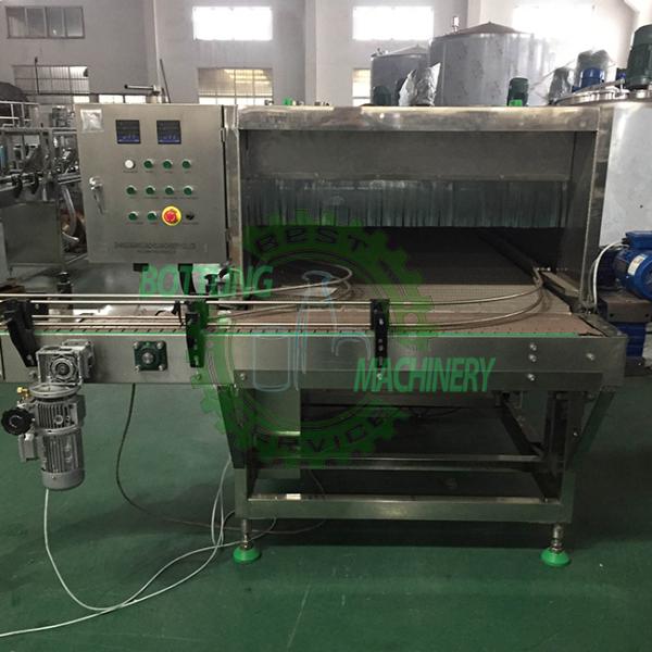 Hot Water Spay Warming Pasteurization System For Carbonated Drink Filling Line