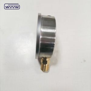 0-250psi Bottom Oil Filled Mud Pump Hydraulic Pressure Gauges With Brass