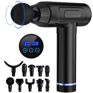 China 2400mAh 10 Heads Handheld Massager Gun on sale