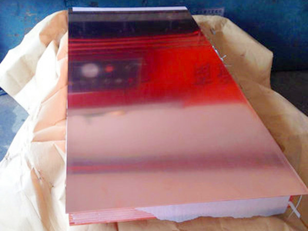 0.1mm 1mm Decorative Copper Sheets , Pure Copper Plate For Engraving JIS H3100 C1020