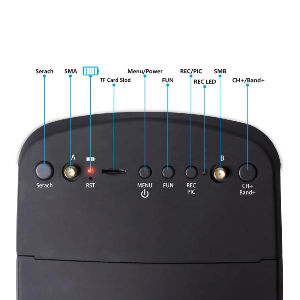 5.8G 40CH 5 Inch Drone FPV Goggles Video Headset HD DVR Diversity Receiver