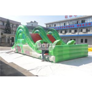 Promotion Children Toy Inflatable Snake Slide With Stair Behind