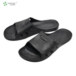 Quality Antistatic Anti Slip Blue SPU Cleanroom Slippers Sandals for sale