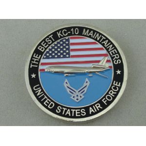 Aircraft Maintenance SQ Personalized Coins By Zinc Alloy Die Casting