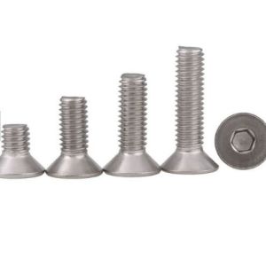 DIN7991 Countersunk Head Screw Hex Socket Recessed Self Threading Screws